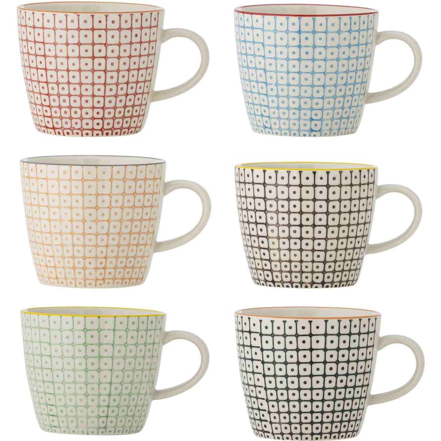 Bloomingville Carla Krus m. Hank 6 stk. 38 cl, Multi