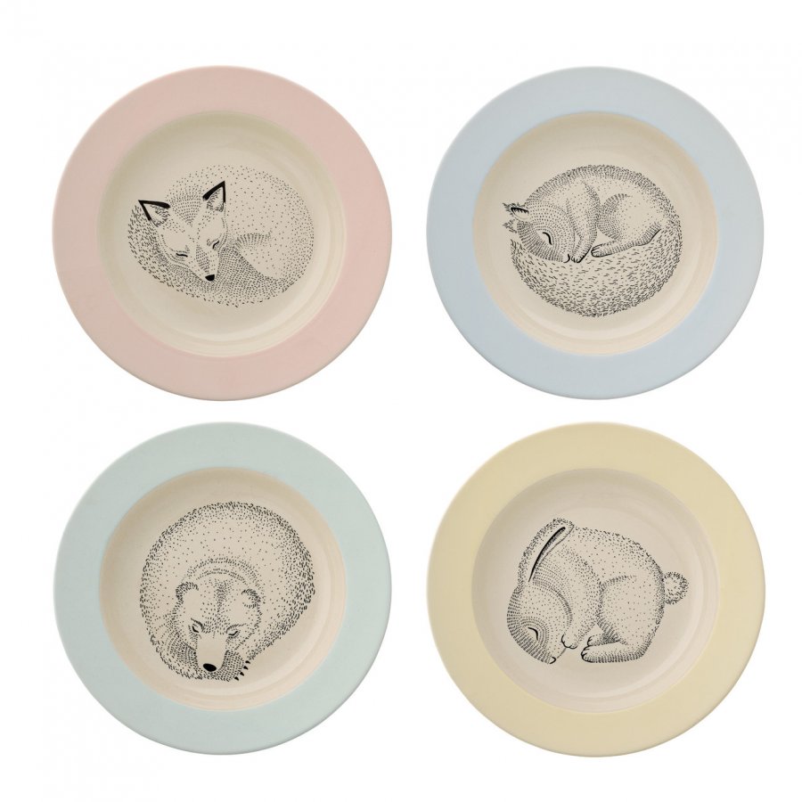 Bloomingville Adelynn Suppetallerken �25cm 4 stk