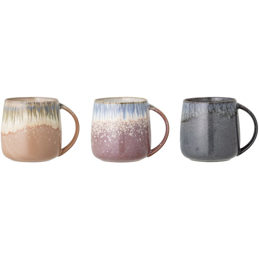 Creative Collection Cloe Becher 3er Set 38 cl, Steingut