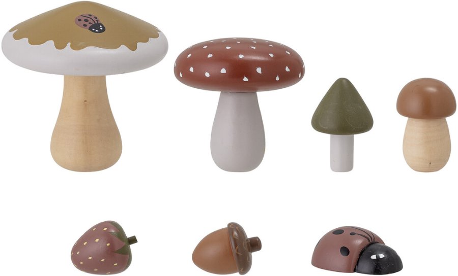 Bloomingville Mini John Legetj 7 stk, Natur