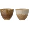 Creative Collection Willow Tasse 2er Set 250 ml, Braun