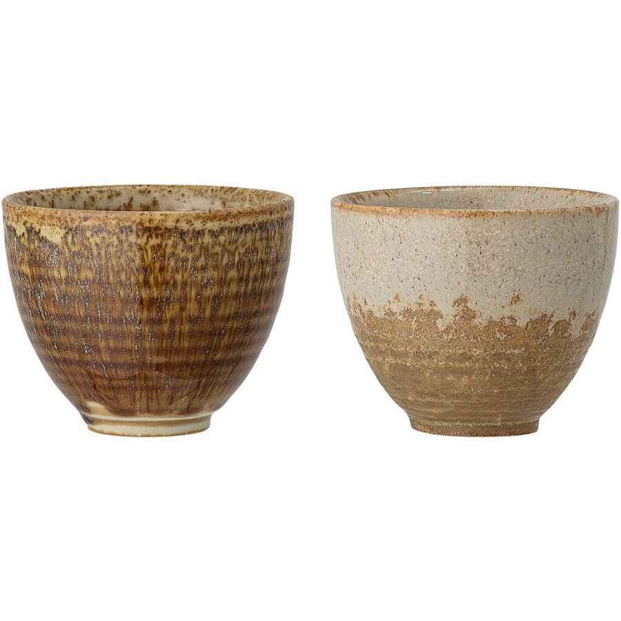 Creative Collection Willow Tasse 2er Set 250 ml, Braun