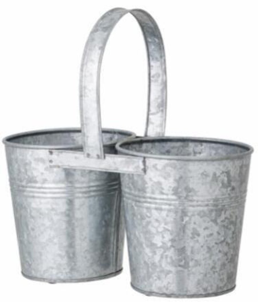 Bloomingville Jessy Urtepotteskjuler 25,5 cm, Galvaniseret jern