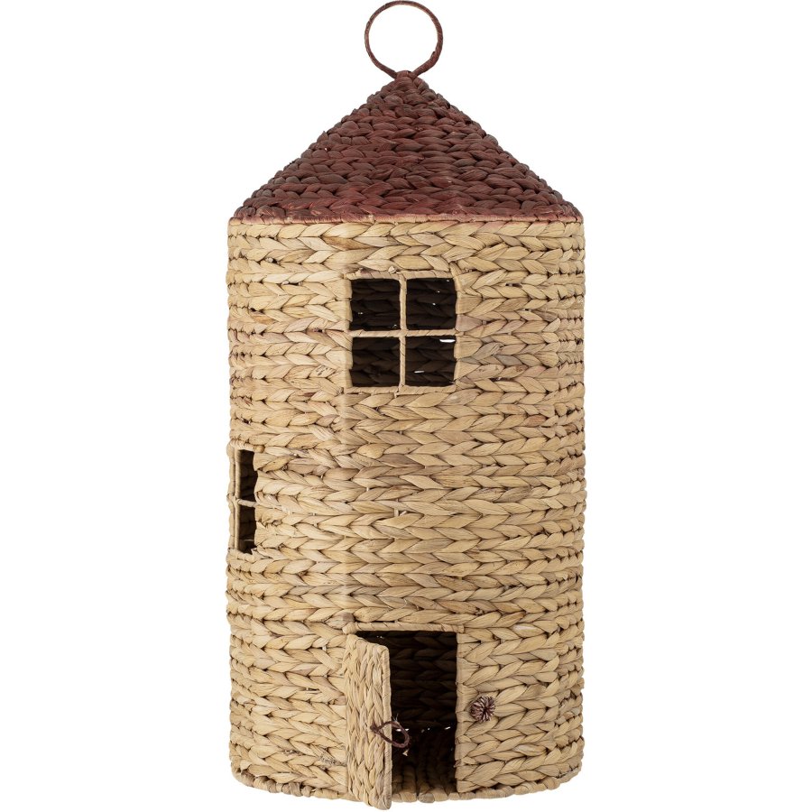 Bloomingville Mini Linas Korb mit Deckel 70 cm, Wasserhyazinthe
