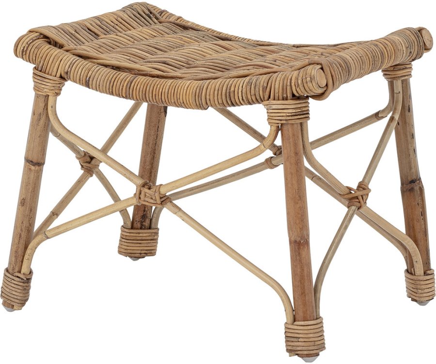 Bloomingville Mini Alberta Fodskammel 28,5 cm, Natur