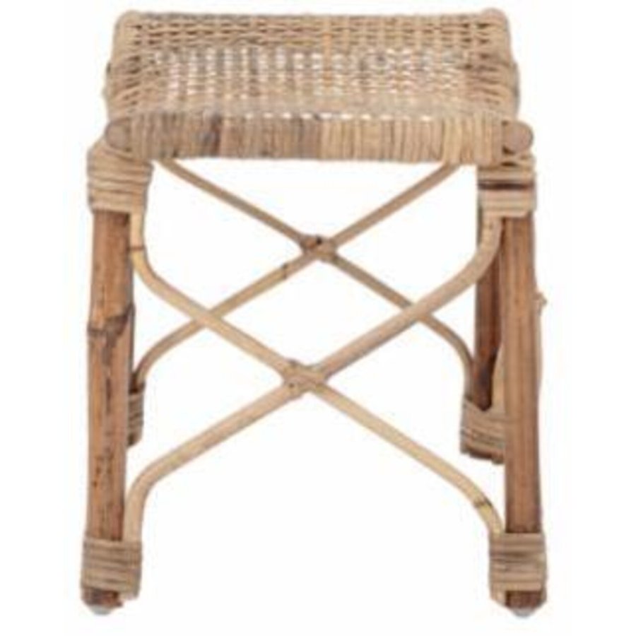 Bloomingville Clotilde Fodskammel 28,5 cm, Rattan