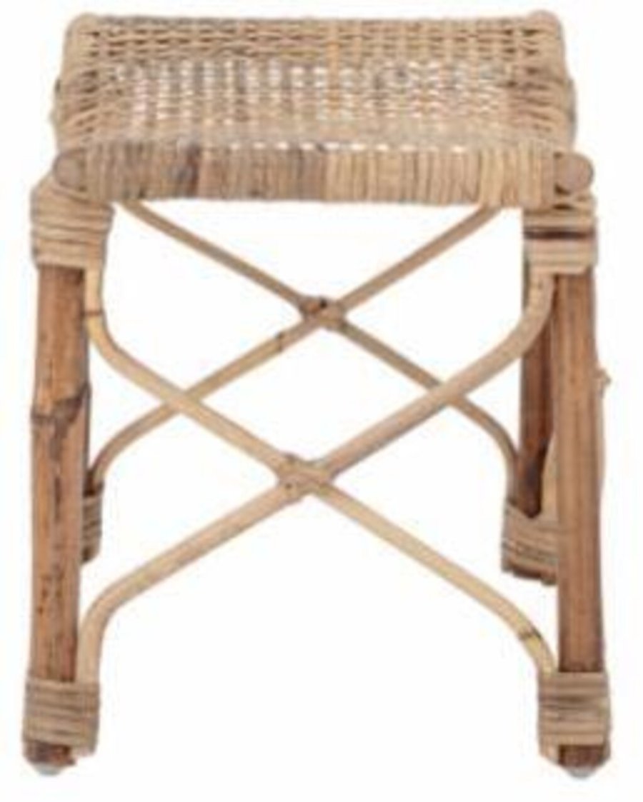Bloomingville Clotilde Fodskammel 28,5 cm, Rattan