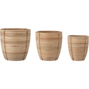 Creative Collection Karly Kurvesæt 3 stk, Rattan