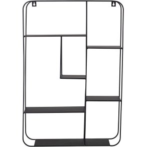 Bloomingville Ebert Wandregale 42x62 cm, Schwarz
