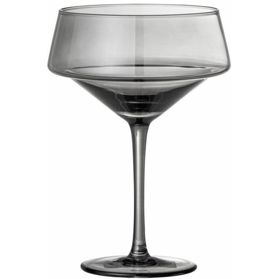 Bloomingville Yvette Cocktailglas 4er Set 18 cm, Grau