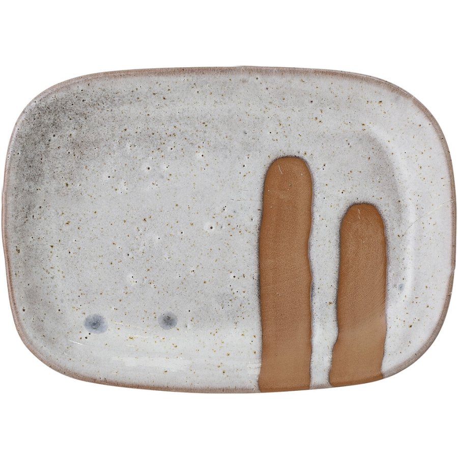 Bloomingville Masami Tallerken 14x10 cm, Hvid