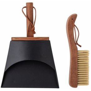 Bloomingville Kehrschaufel und Besen, Braune Buche