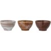 Creative Collection Lotus Schalen-Set 3-teilig, 13,5 cm, Braun