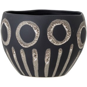 Bloomingville Magnus Urtepotteskjuler H14 cm, Sort