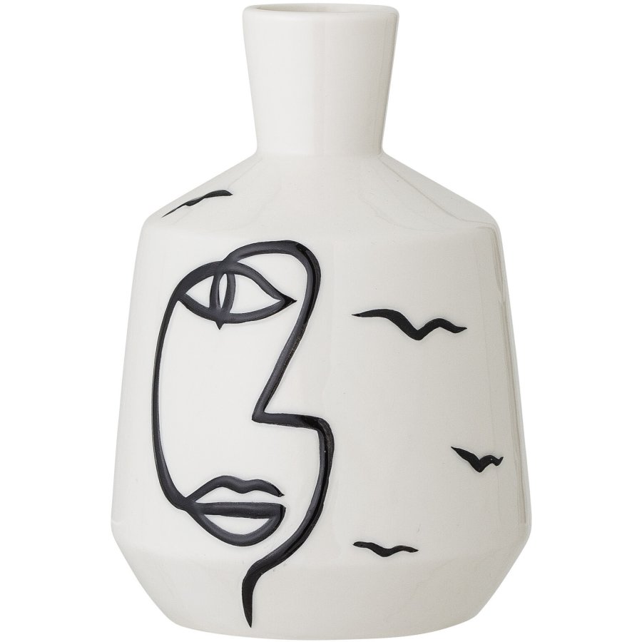 Bloomingville Norma Vase H15,5 cm, Hvid