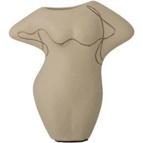 Bloomingville Lulu Deko Vase H16 cm, Brun