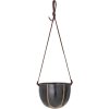 Creative Collection Hellan Hngende Urtepotteskjuler 12,5 cm, Sort