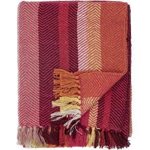 Creative Collection Amra Plaid 130x150 cm, Rød