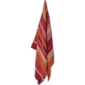 Creative Collection Amra Plaid 130x150 cm, Rød
