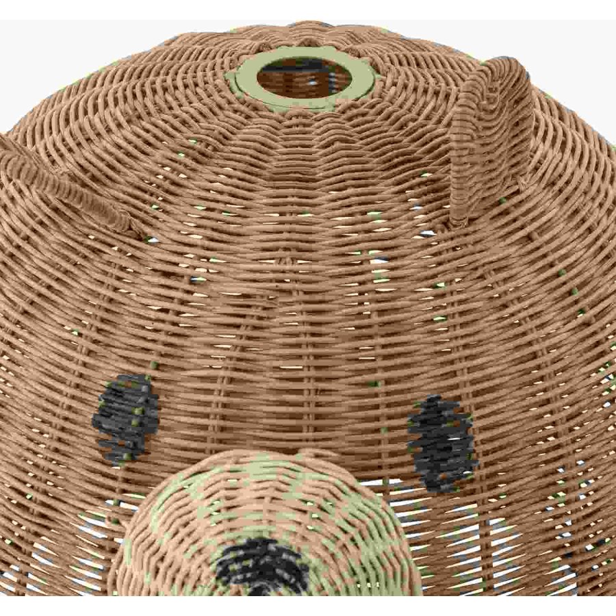 Bloomingville Mini Lilu Lampenschirm �40 cm, Rattan