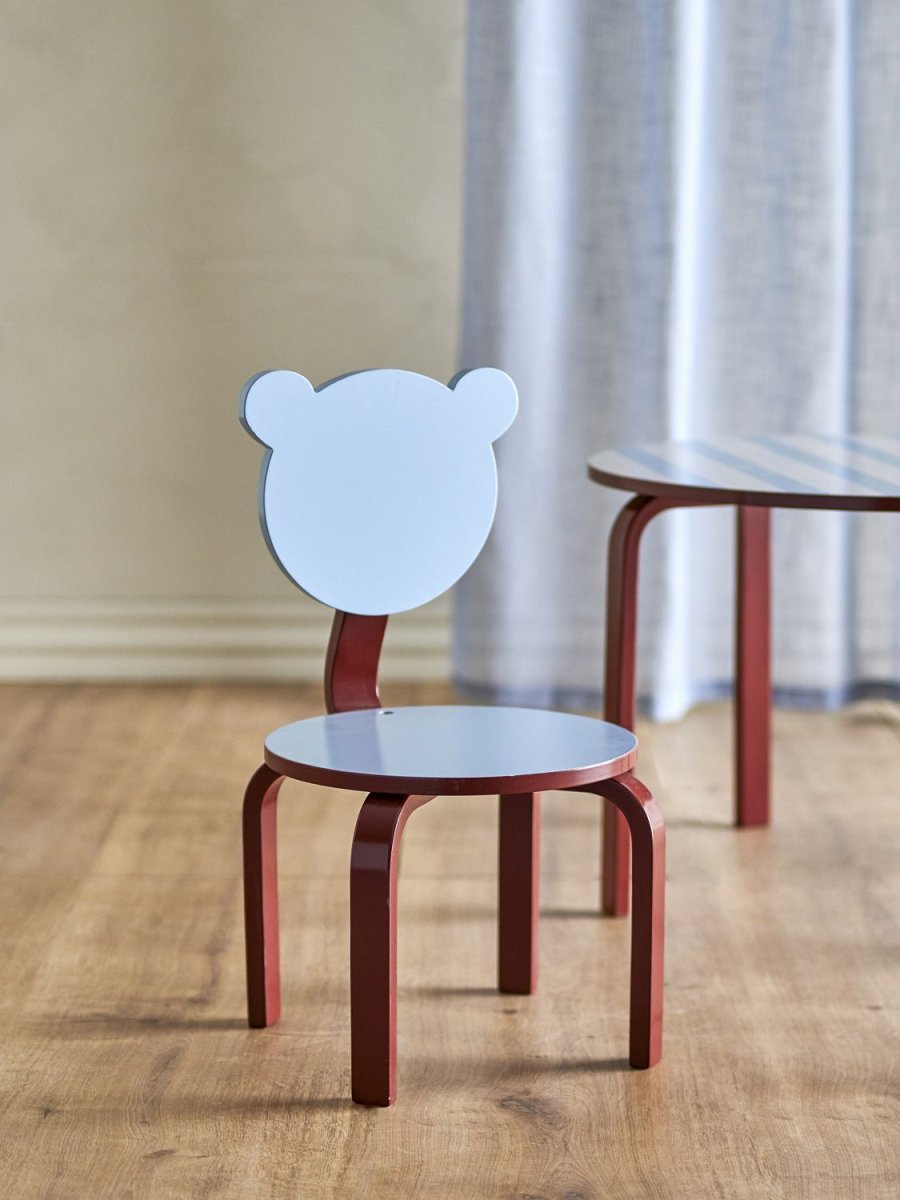 Bloomingville Mini Liova Stol, Bl�/R�d