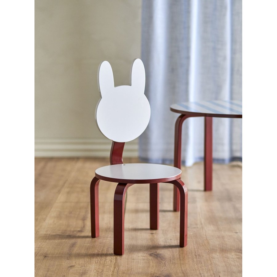 Bloomingville Mini Liova Stol, Hvid/R�d