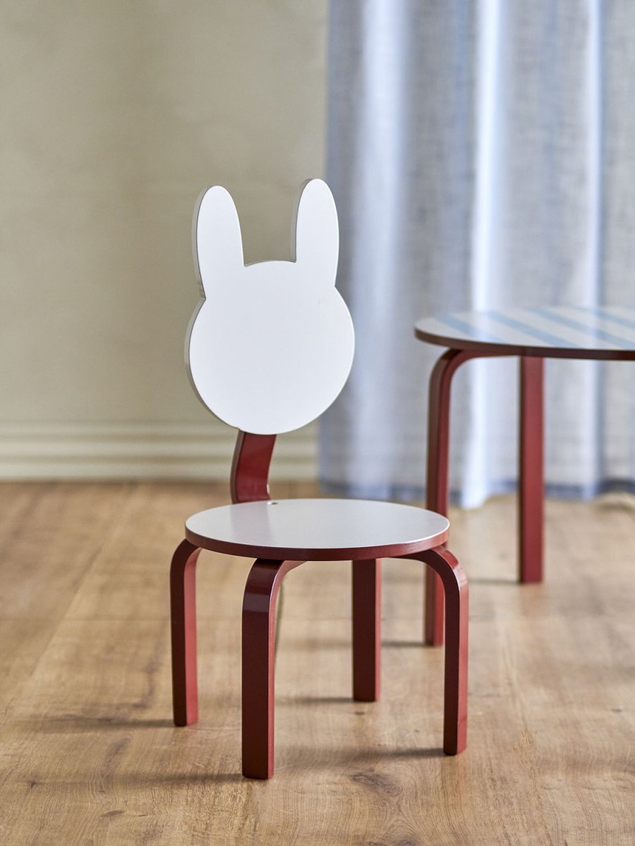 Bloomingville Mini Liova Stol, Hvid/R�d
