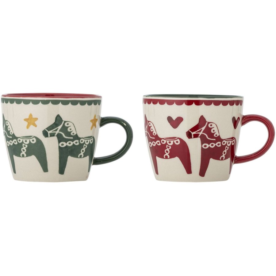 Bloomingville Siffer Krus m. Hank 2 stk. 30 cl, Multi