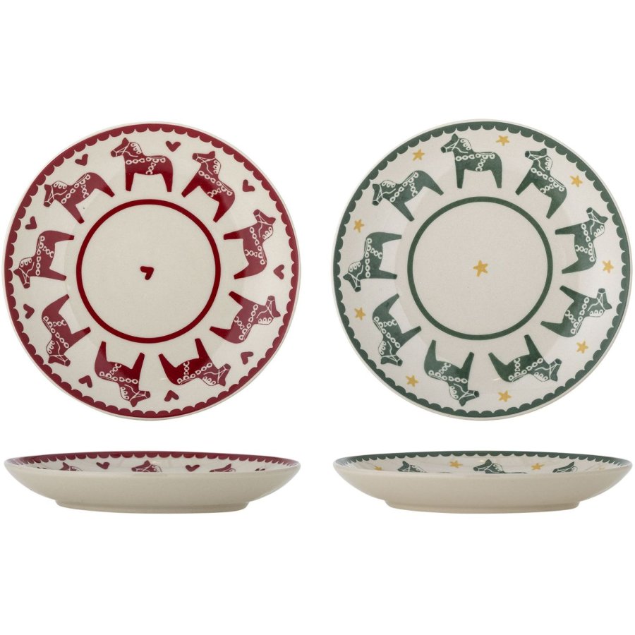 Bloomingville Siffer Tallerken 2 stk. 16 cm, Multi