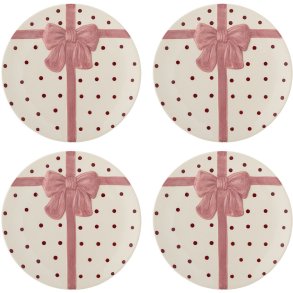 Bloomingville Bowie Tallerken 4 stk. 20,5 cm, Rose