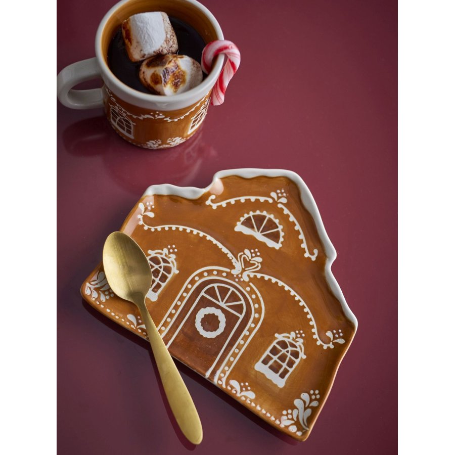 Bloomingville Gina Serveringsfad 18 cm, Brun