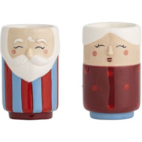 Bloomingville Granny Salt- og Pebers�t H8 cm, R�d