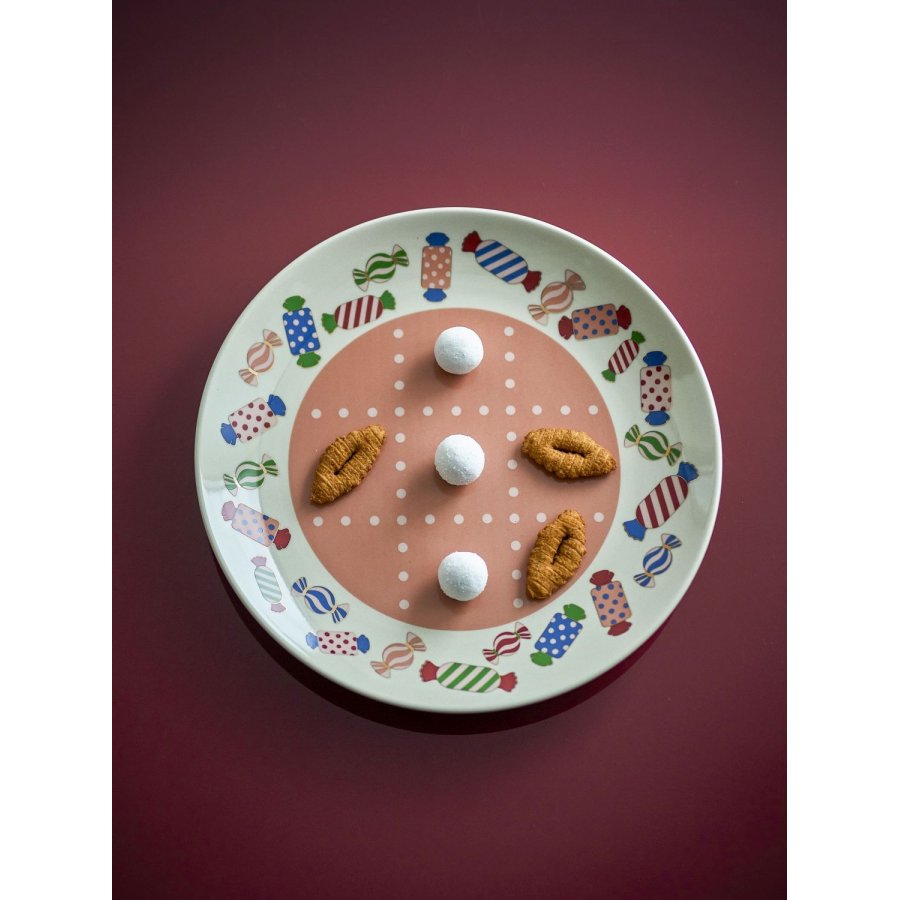 Bloomingville Caramella Tallerken 30,5 cm, Multi