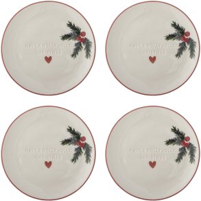 Bloomingville Jovida Tallerken 4 stk. 16 cm, Natur