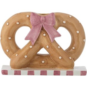 Bloomingville Pretzie Lysestage H14,5 cm, Brun