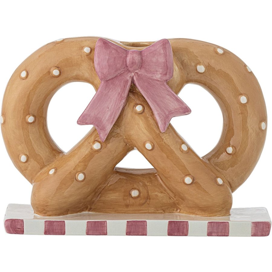 Bloomingville Pretzie Lysestage H14,5 cm, Brun