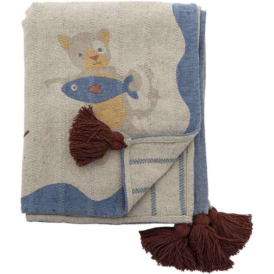 Bloomingville Mini Mille Decke 130x160 cm, Multi