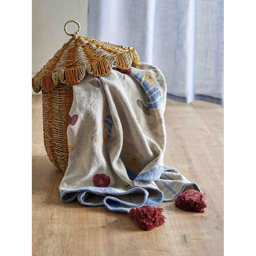 Bloomingville Mini Mille Decke 130x160 cm, Multi