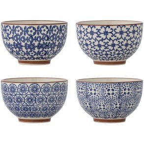 Bloomingville Karine Sk�l 4 stk. �10 cm, Bl�