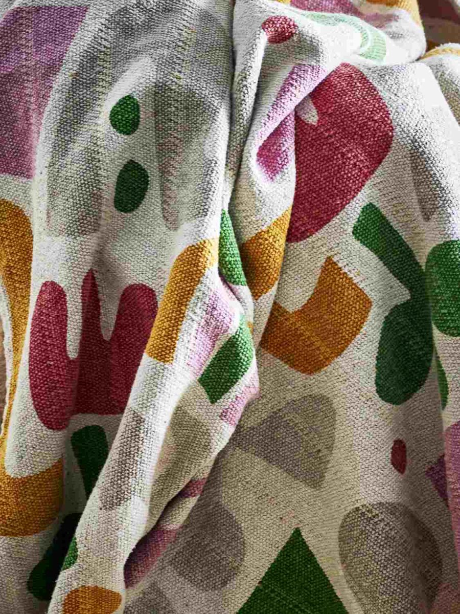 Bloomingville Mini Filur Decke 130x160 cm, Multi