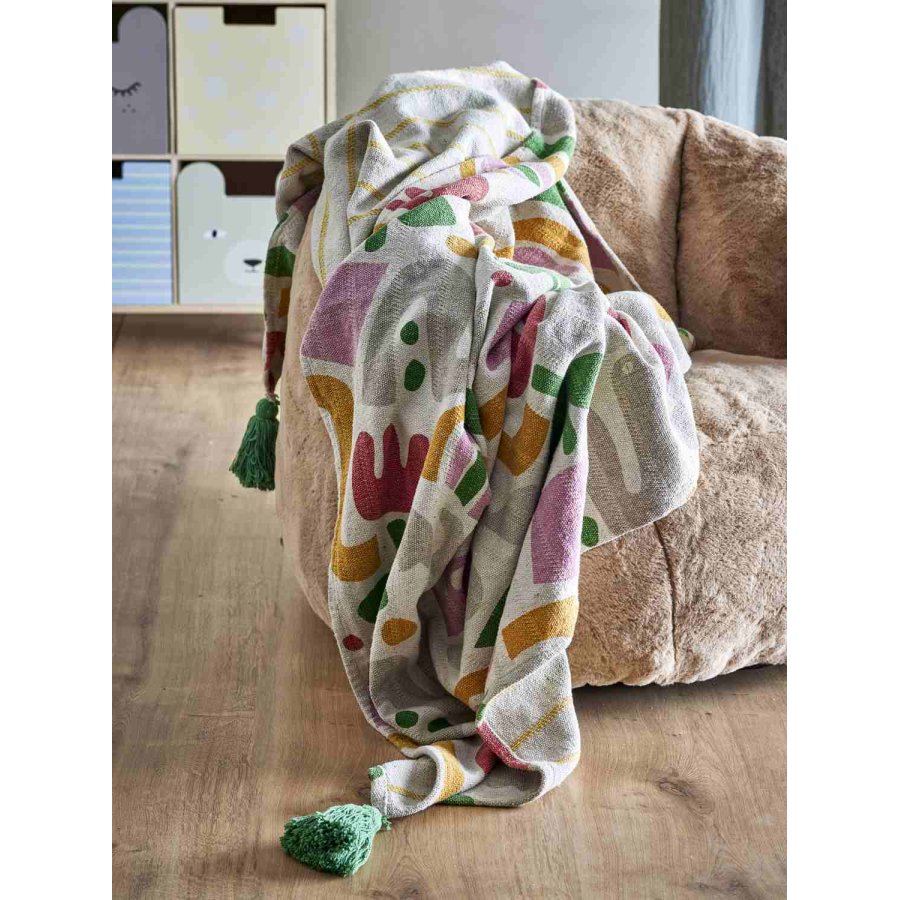 Bloomingville Mini Filur Decke 130x160 cm, Multi