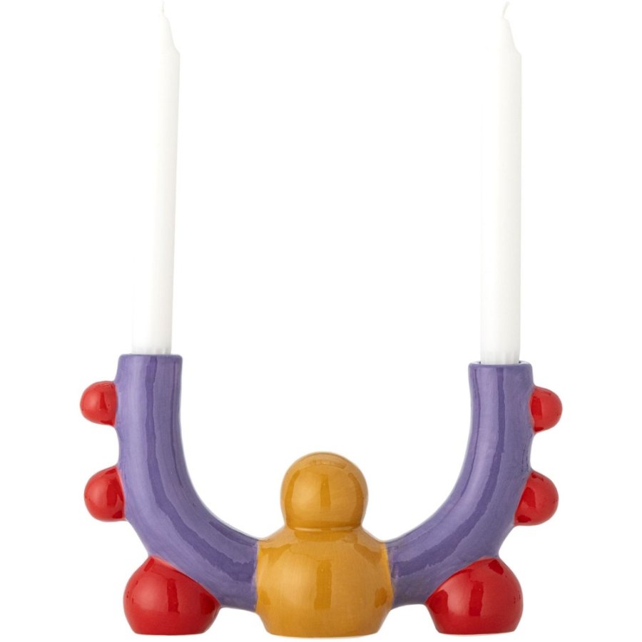 Bloomingville Edivia Lysestage H15 cm, Multi