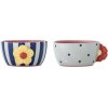 Bloomingville Haisy Sk�l 2 stk. �12 cm, Hvid/Bl�