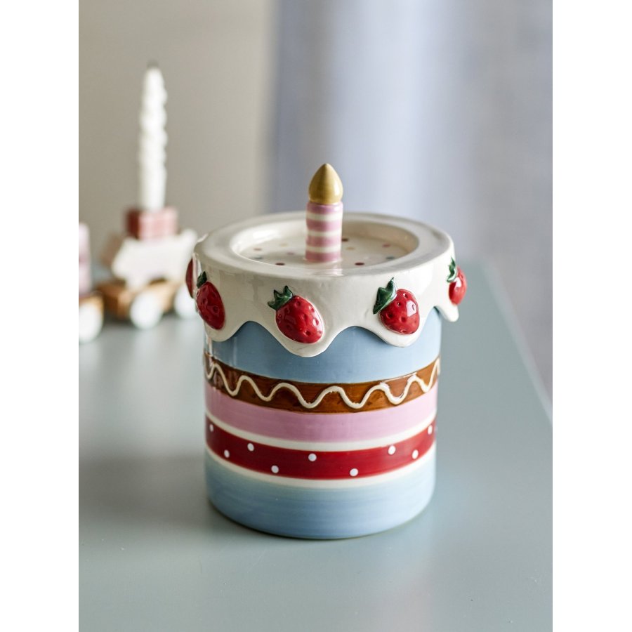 Bloomingville Mini Milkya Topf mit Deckel H17,5 cm, Multi