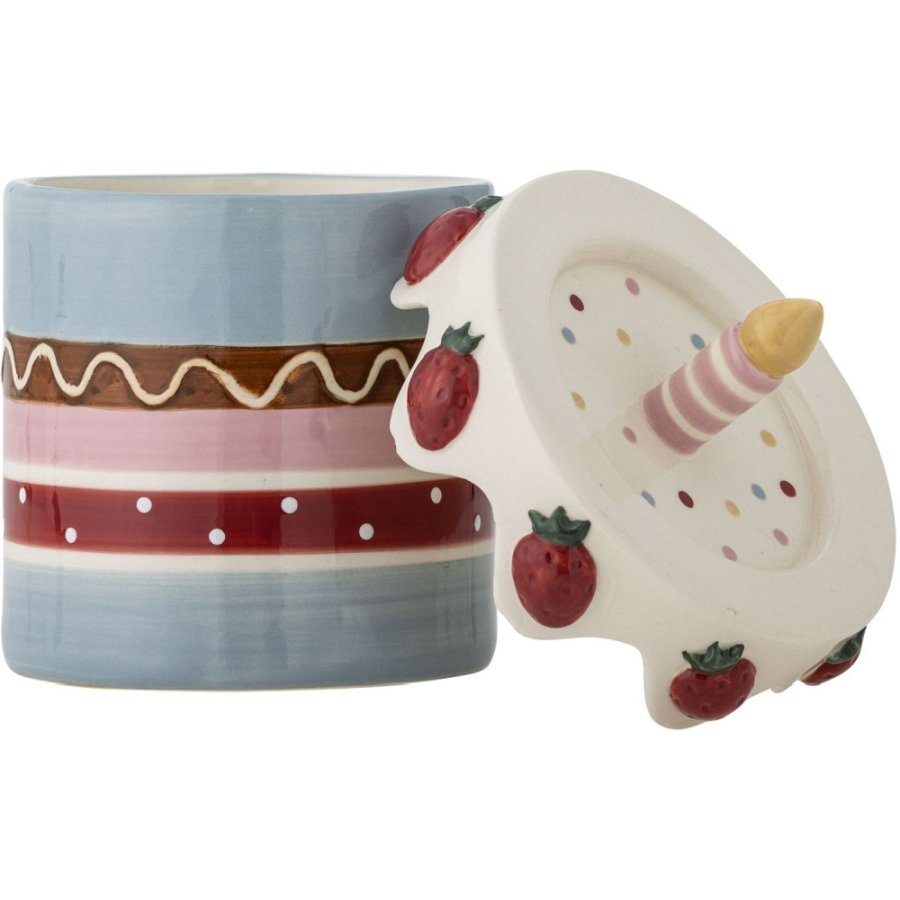 Bloomingville Mini Milkya Topf mit Deckel H17,5 cm, Multi
