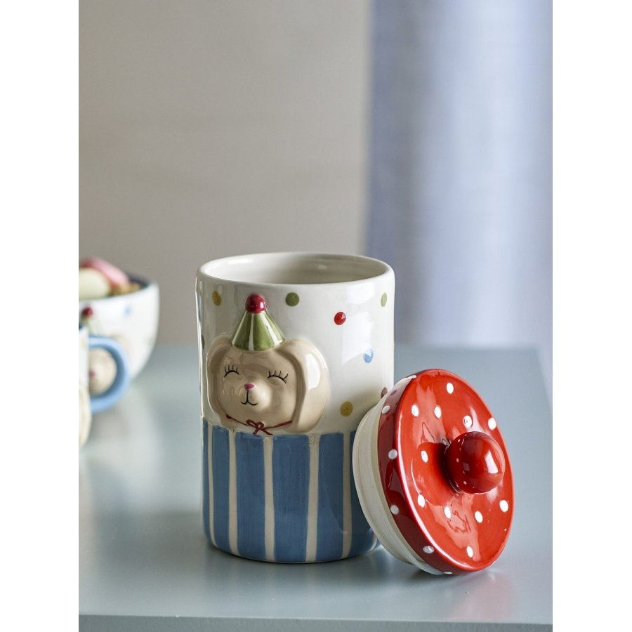 Bloomingville Mini Party Topf mit Deckel H17,5 cm, Multi
