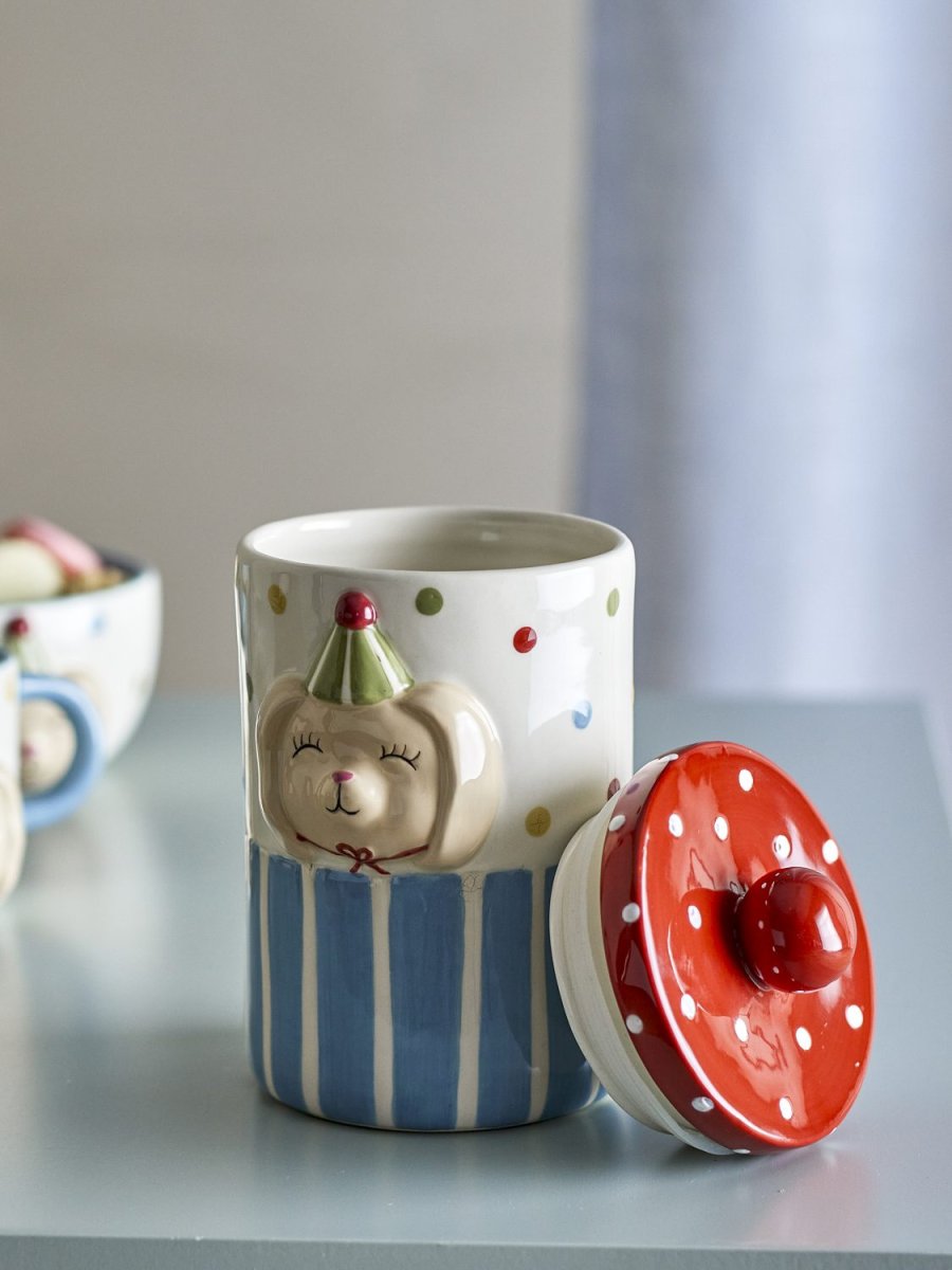 Bloomingville Mini Party Topf mit Deckel H17,5 cm, Multi