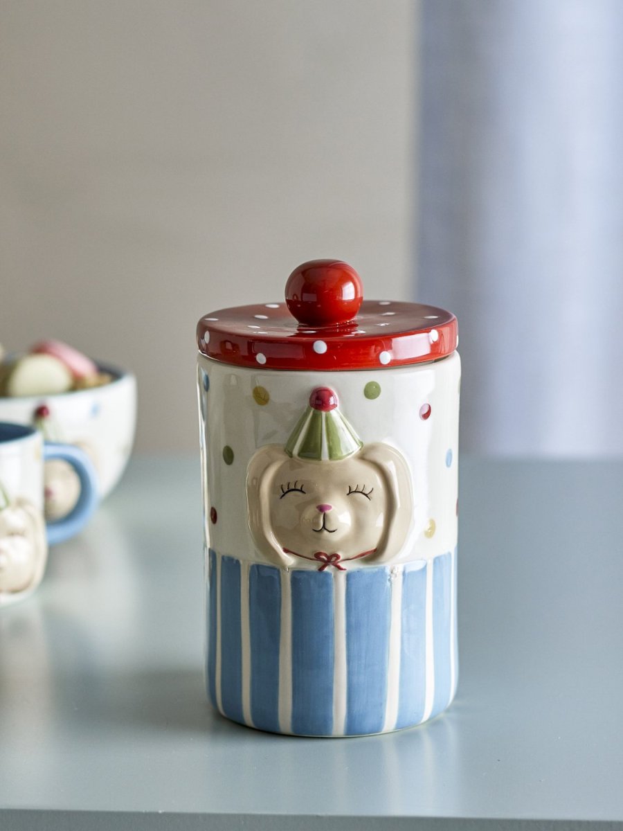 Bloomingville Mini Party Topf mit Deckel H17,5 cm, Multi