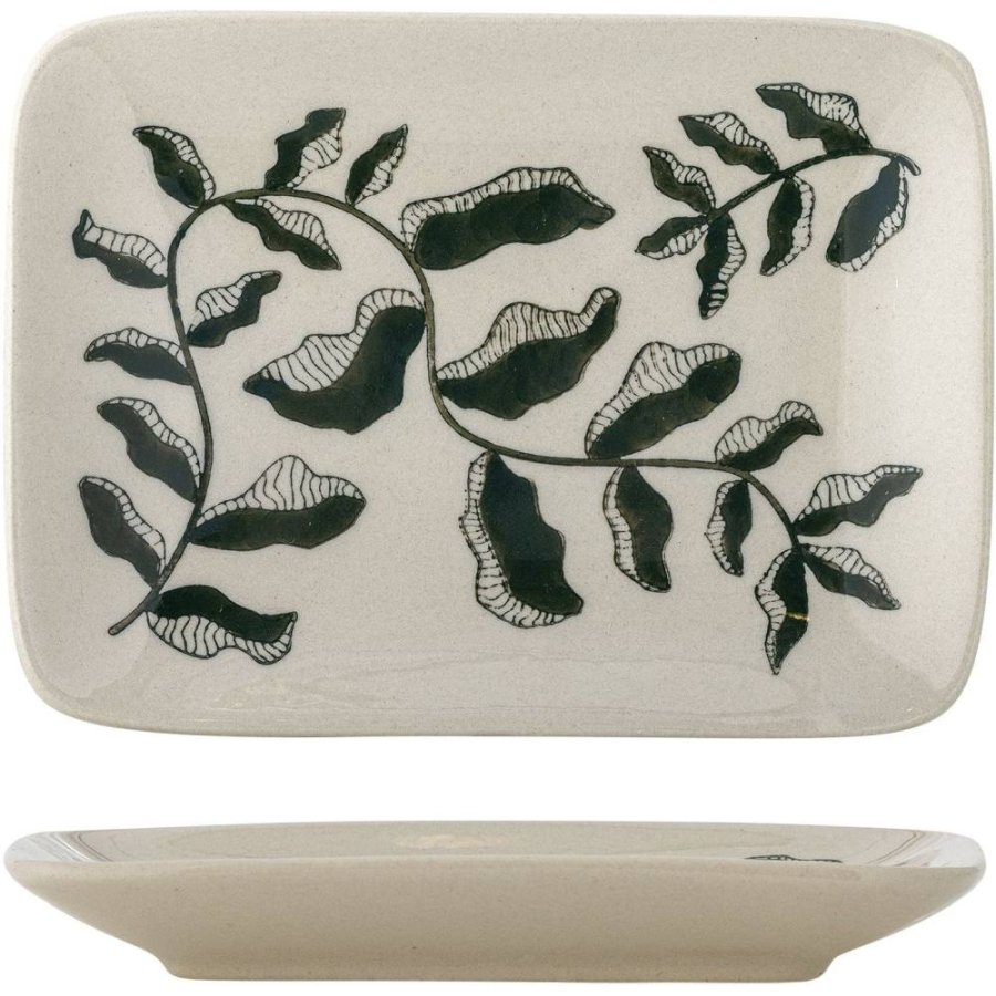 Creative Collection Fauni Teller 15 cm, Dunkelgr&uuml;n