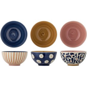 Bloomingville Eviaya Sk�l 3 stk. �11,5 cm, Multi